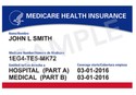 Samples of the current and new Medicare cards provided by www.Medicare.gov