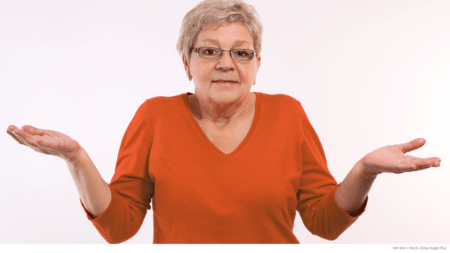 Senior woman asking about Medicare Part C; what is medicare part c
